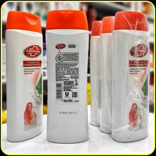 شامپو ضد ریزش مو Lifebuoy حاوی شیر و آلوئه ورا – Lifebuoy Anti-Hair Fall Shampoo with Milk & Aloe Vera — تصویر ۲