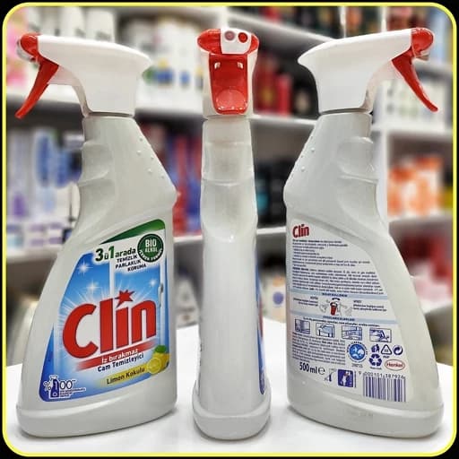 شیشه پاک‌کن لیمویی Clin | Clin Glass Cleaner Lemon Scent 500ml
