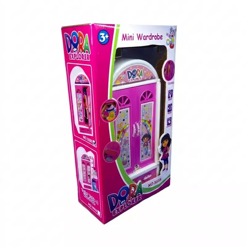 اسباب بازی کمد لباس کودک مدل Mini Wardrobe طرح دورا — تصویر ۲
