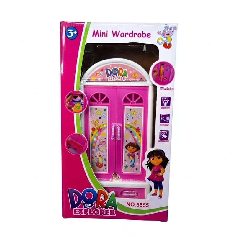اسباب بازی کمد لباس کودک مدل Mini Wardrobe طرح دورا — تصویر ۳