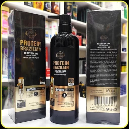 شامپو پروتئین برازیلین کراتینه با روغن آرگان 900میل