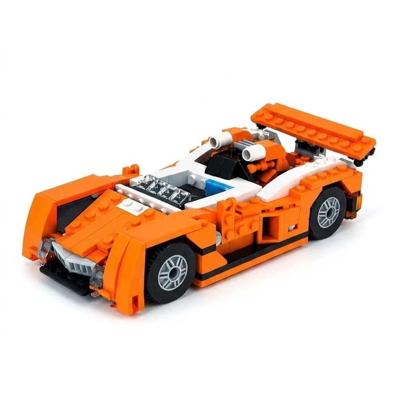 ساختنی ۲۸۲ قطعه مدل ماشین Racing Car | لگو ماشین مسابقه‌ای 14 در 1 — تصویر ۳