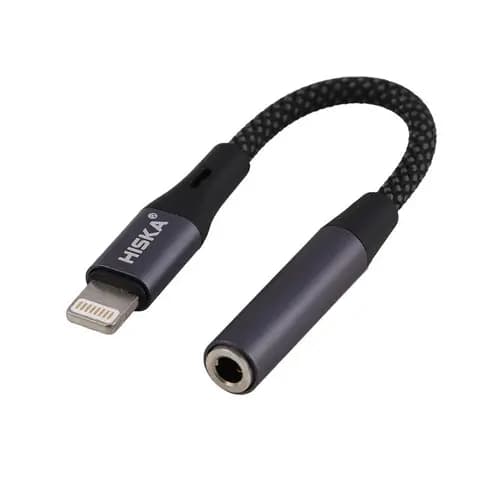 کابل تبدیل لایتنینگ به AUX هیسکا مدل HISKA W48