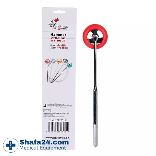 چکش رفلکس تایری یک سر گرد زنیتمد مدل H002-G5 — تصویر ۵