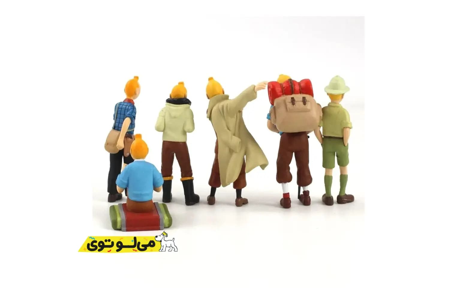 فیگور تن تن 8 سانت ( مجموعه ۶ عددی ) — تصویر ۸