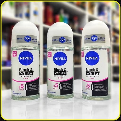 مام زیربغل نیوآ بلک اند وایت Nivea black and white 50ml