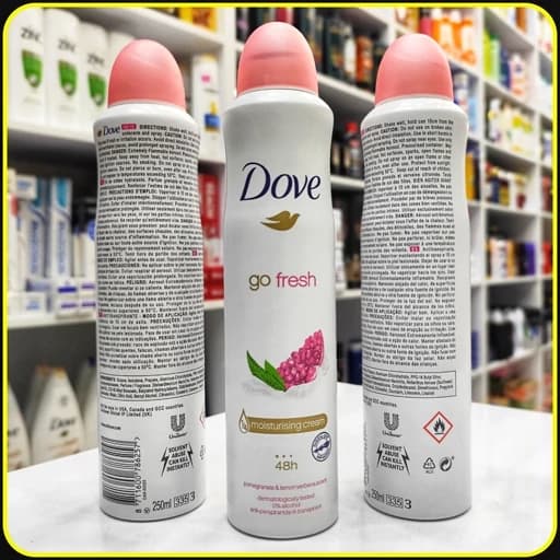 اسپری بدن داو عصاره انار و گلبرگ به لیمو 250ml