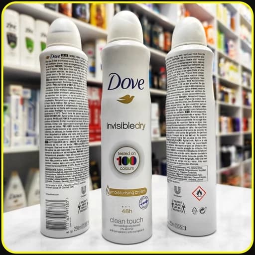 اسپری بدن داو Dove InvisibleDry Clean Touch 250ml