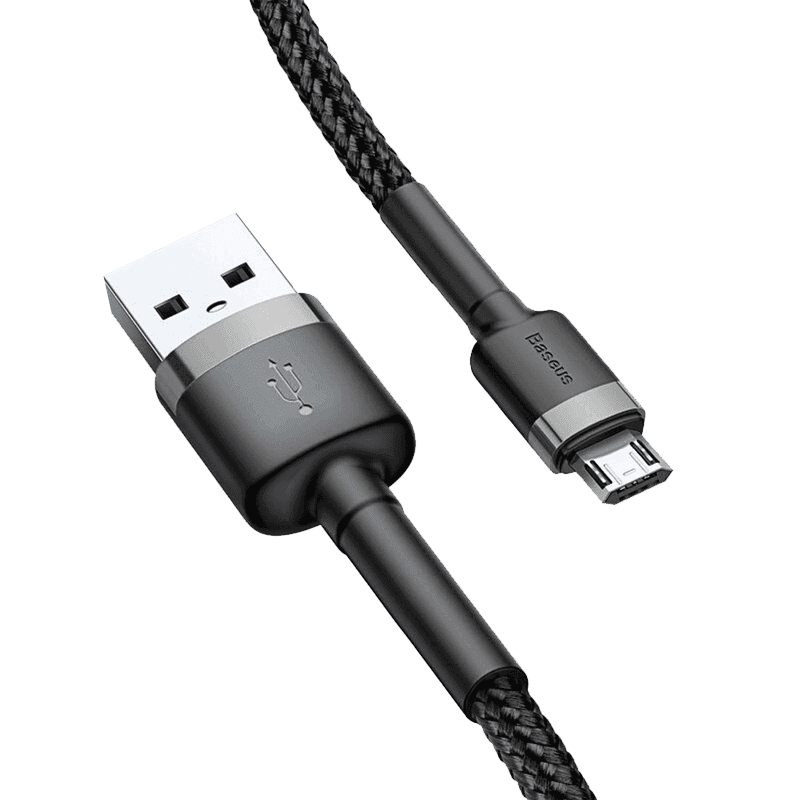 کابل شارژ و انتقال داده میکرو یو اس بی بیسوس Baseus Cafule Micro USB Cable 3m — تصویر ۳