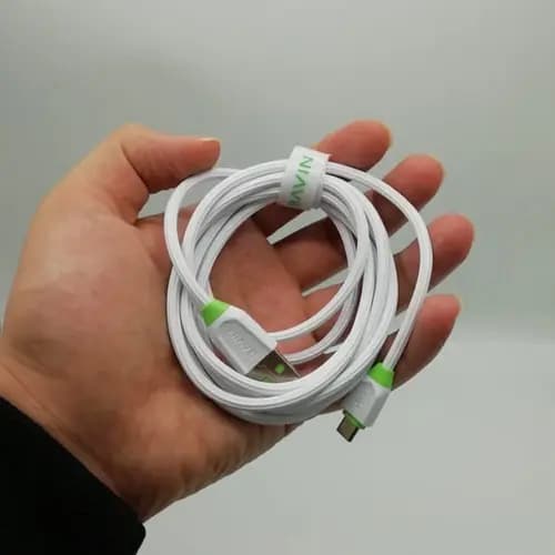 کابل 2 متری USB به تایپ سی و آیفون و میکرو باوین BAVIN CB122
