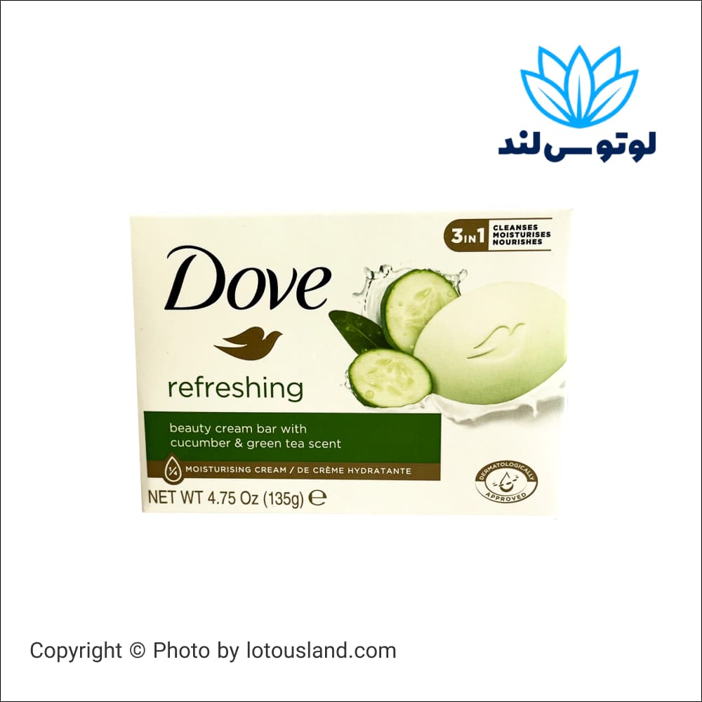 صابون داو سبز عصاره خیار و چای سبز
