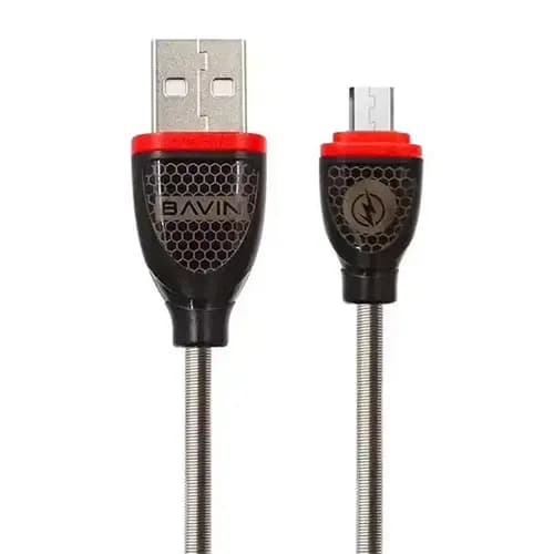 کابل شارژ میکرو یو اس بی باوین Bavin CB128 طول 1 متر