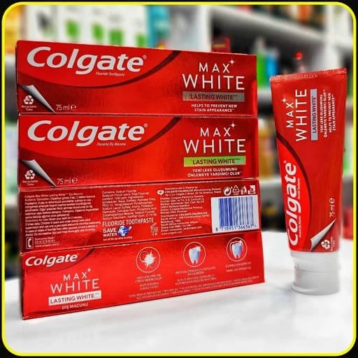 خمیردندان سفید کننده کلگیت Colgate Max white lasting