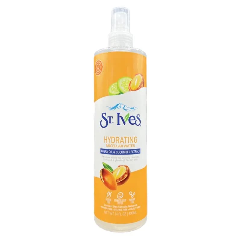 میسلار واتر پوست خشک سنت ایوز مدل Hydrating حجم 400میل