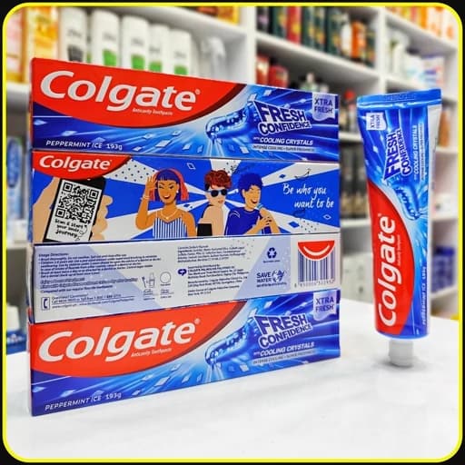 خمیردندان کریستالی کلگیت 125گرم نعناع یخی Colgate peppermint ice 125gr