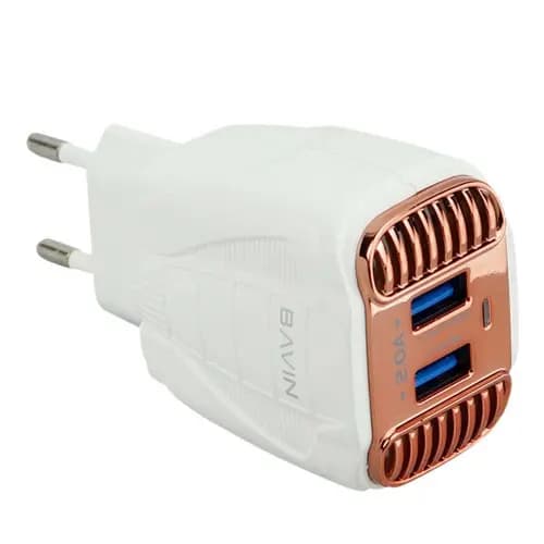 شارژر دیواری دوپورت سوپرفست باوین مدل BAVIN PC272