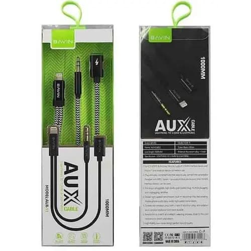 کابل صدا AUX به آیفون باوین BAVIN AUX11 — تصویر ۲