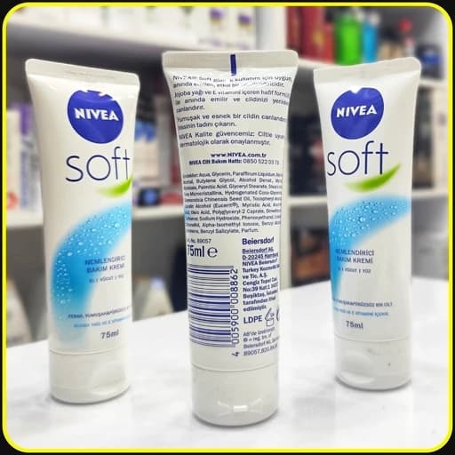 کرم نرم کننده پوست نیوآ سافت 75میل Nivea soft — تصویر ۳
