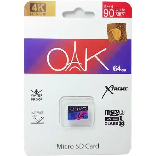 رم میکرو 64 گیگ برند C10 85MB OAK
