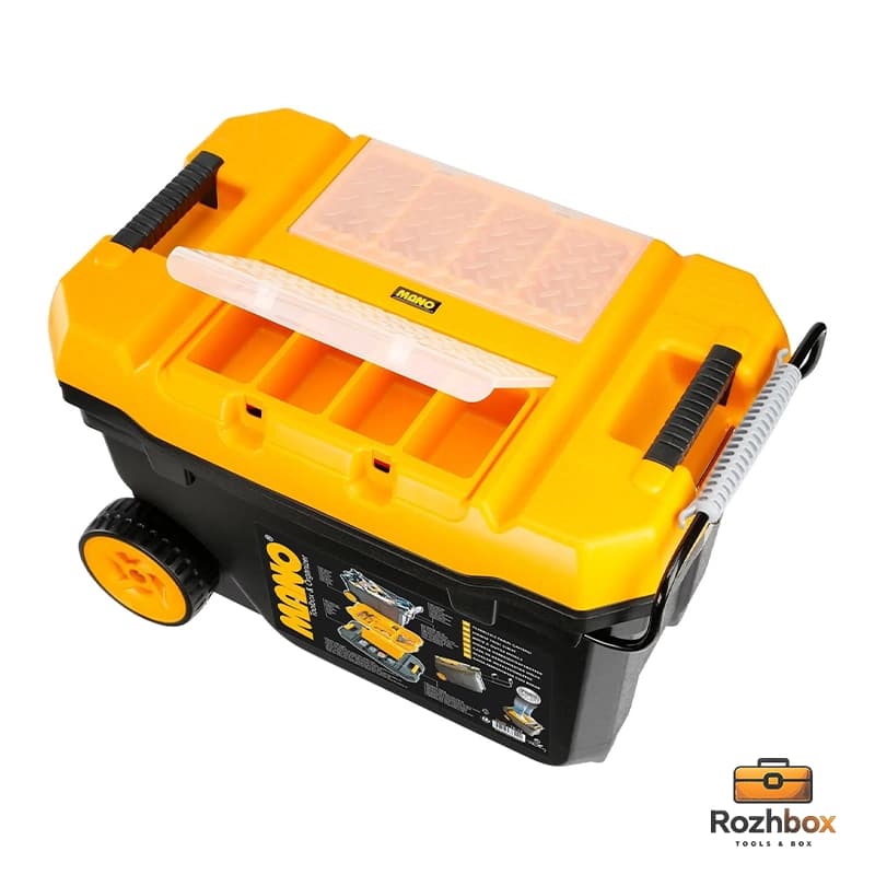 جعبه ابزار چرخ‌دار 28 اینچ مانو مدل TK-28 — تصویر ۲