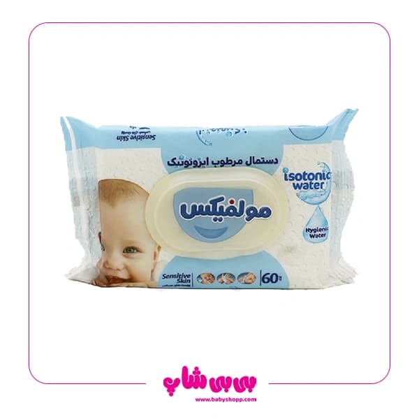 دستمال مرطوب بچه مولفیکس 60 عددی