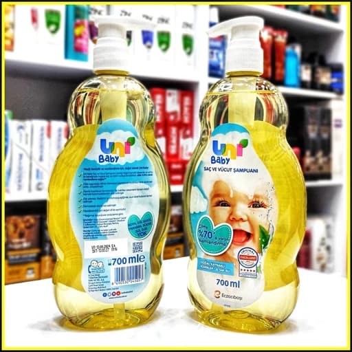 شامپو سر و بدن کودک یونی بیبی ۷۰۰ میلی‌لیتر | Uni Baby Baby Hair & Body Shampoo
