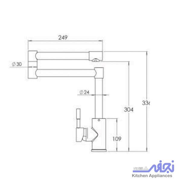 شیرظرفشویی استیل البرز مدل ST-211 | نجفی شاپ اهواز — تصویر ۲