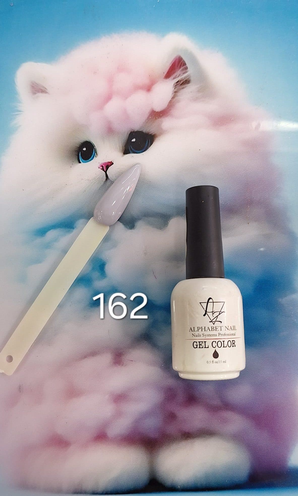 لاک ژل ای زد ALPHABET NAIL شماره 162