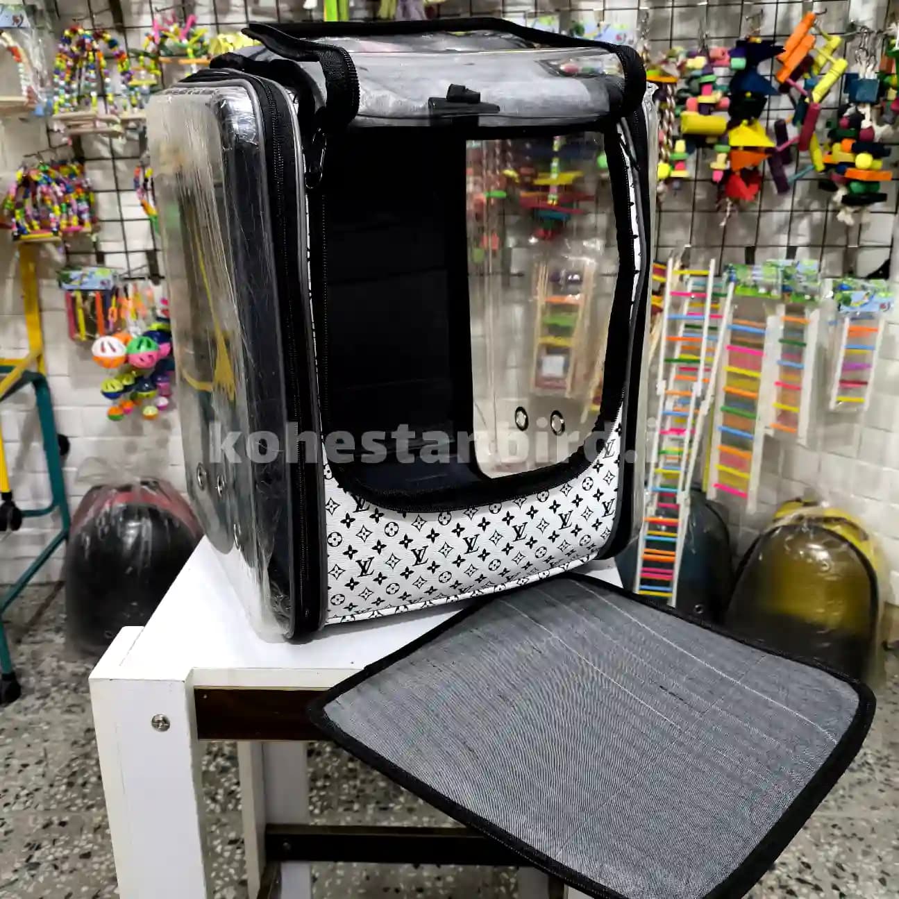 کیف حمل مکعبی شفاف — تصویر ۶