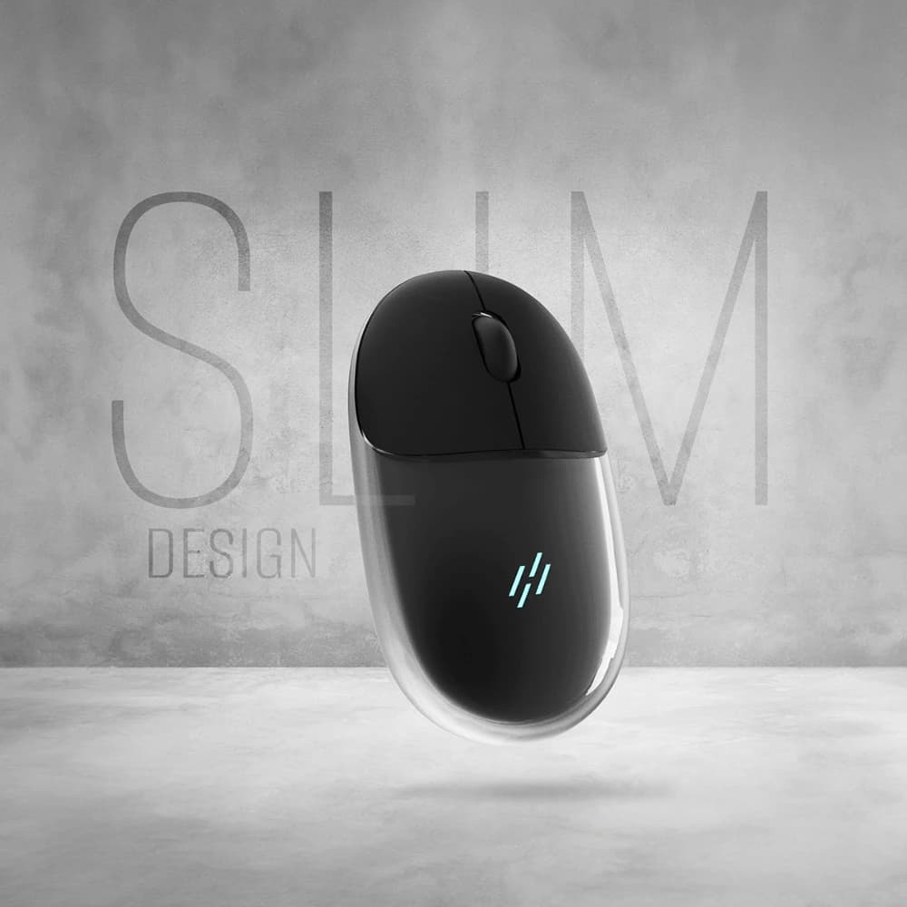موس بی سیم هیتز مدل Heatz ZM18 Transparent Mouse — تصویر ۵