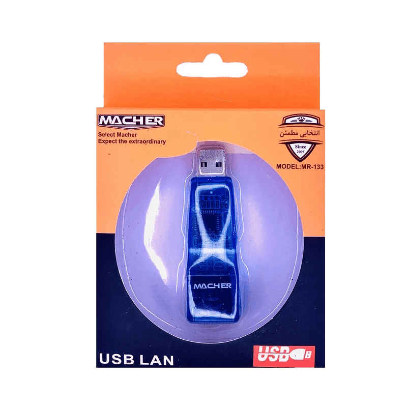 تبدیل USB به شبکه RJ-45 برند Macher مدل MR-133 — تصویر ۲