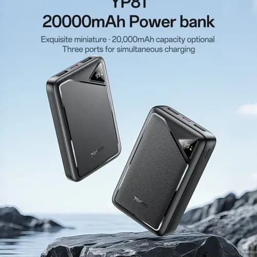پاور بانک 12 وات یسیدو مدل YESIDO YP81 ظرفیت 20000 — تصویر ۲