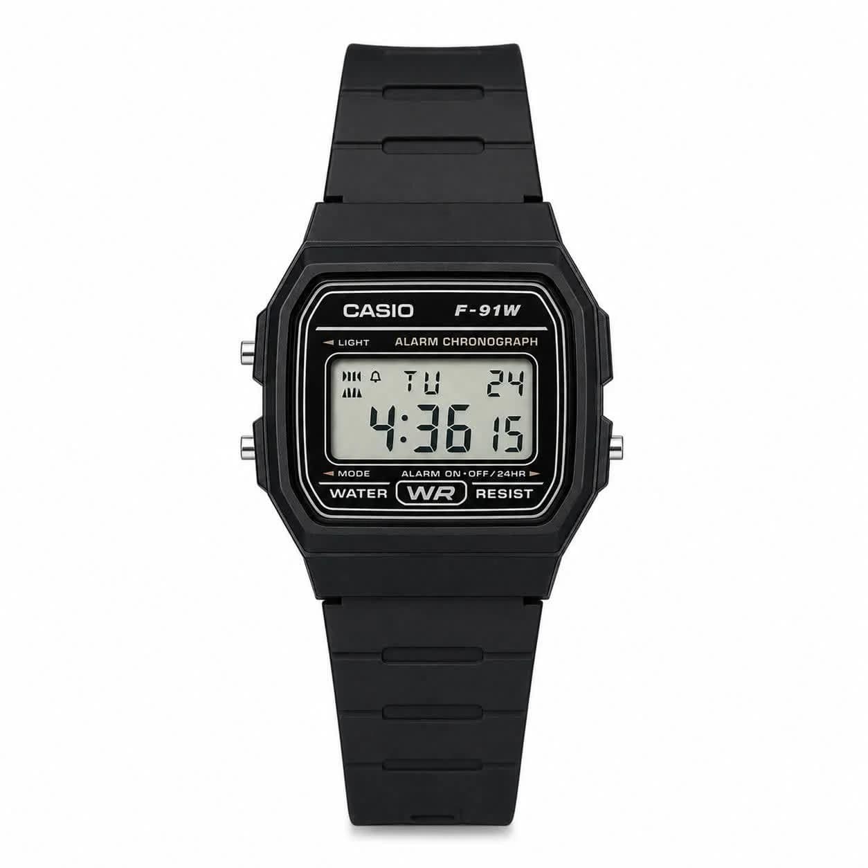 ساعت مچی کاسیو مدل A158WA-1DF با بند استیل — تصویر ۵