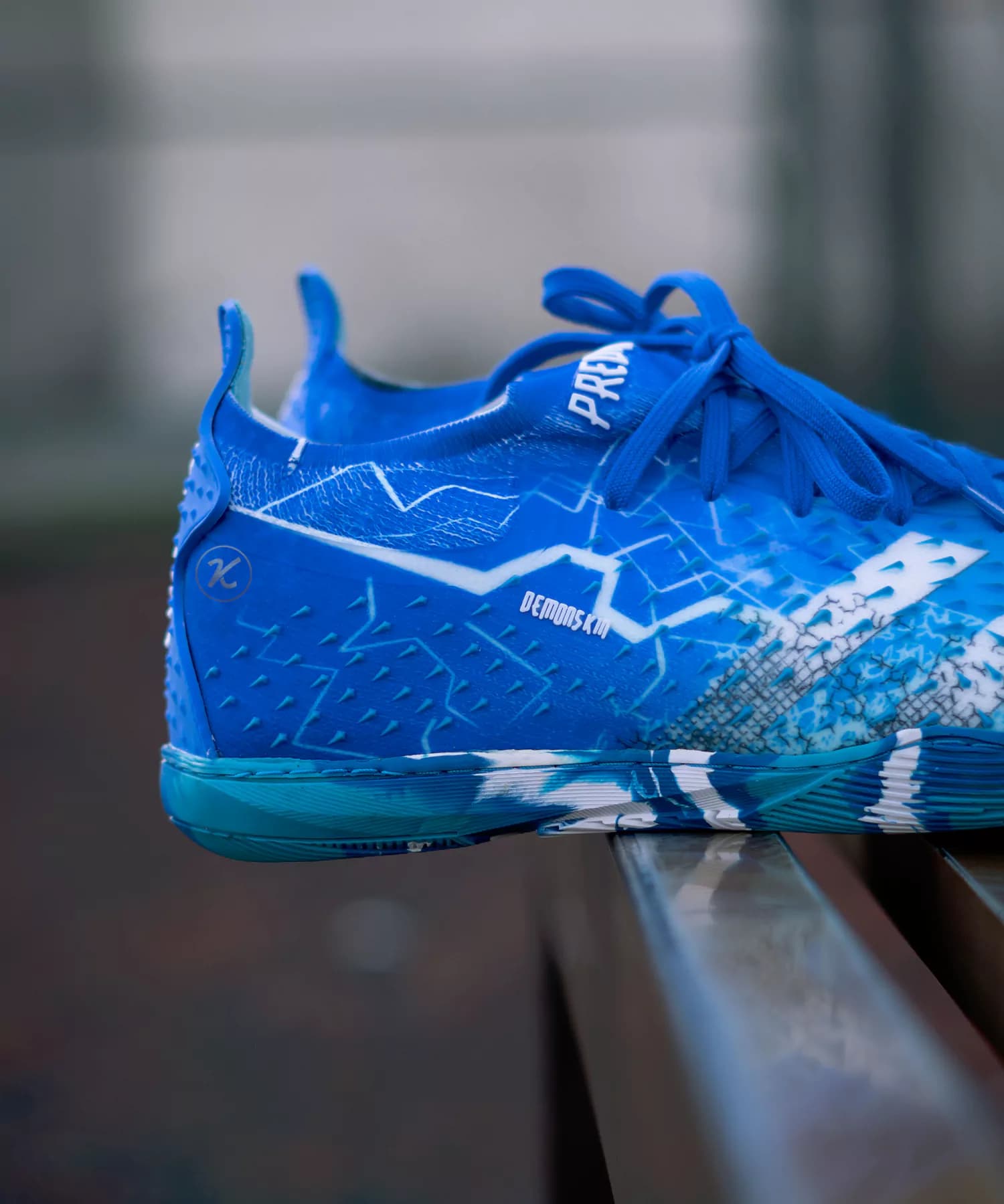 کفش سالنی آدیداس پردیتور فریک آبی Adidas Predator Freak — تصویر ۳