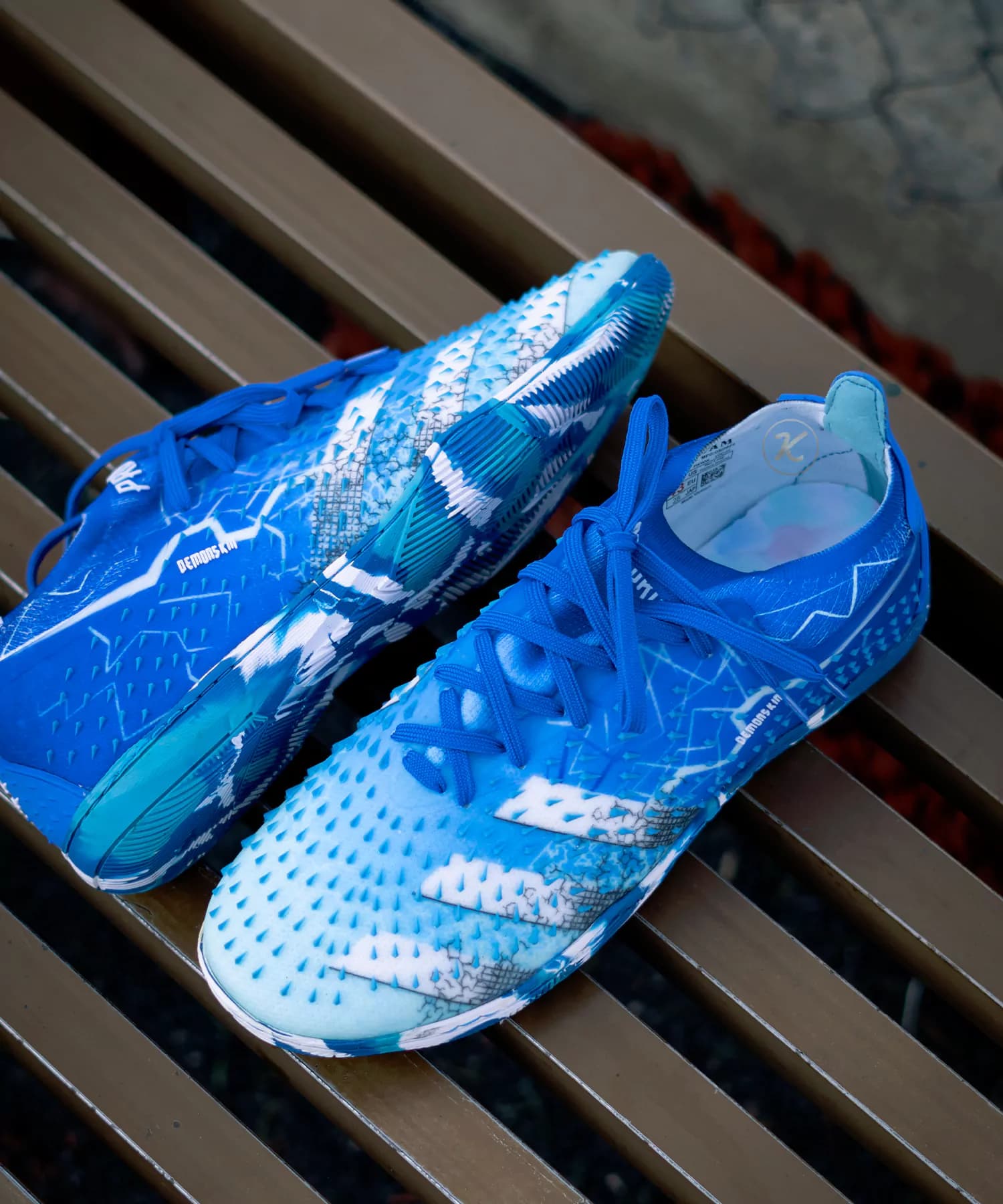 کفش سالنی آدیداس پردیتور فریک آبی Adidas Predator Freak — تصویر ۲