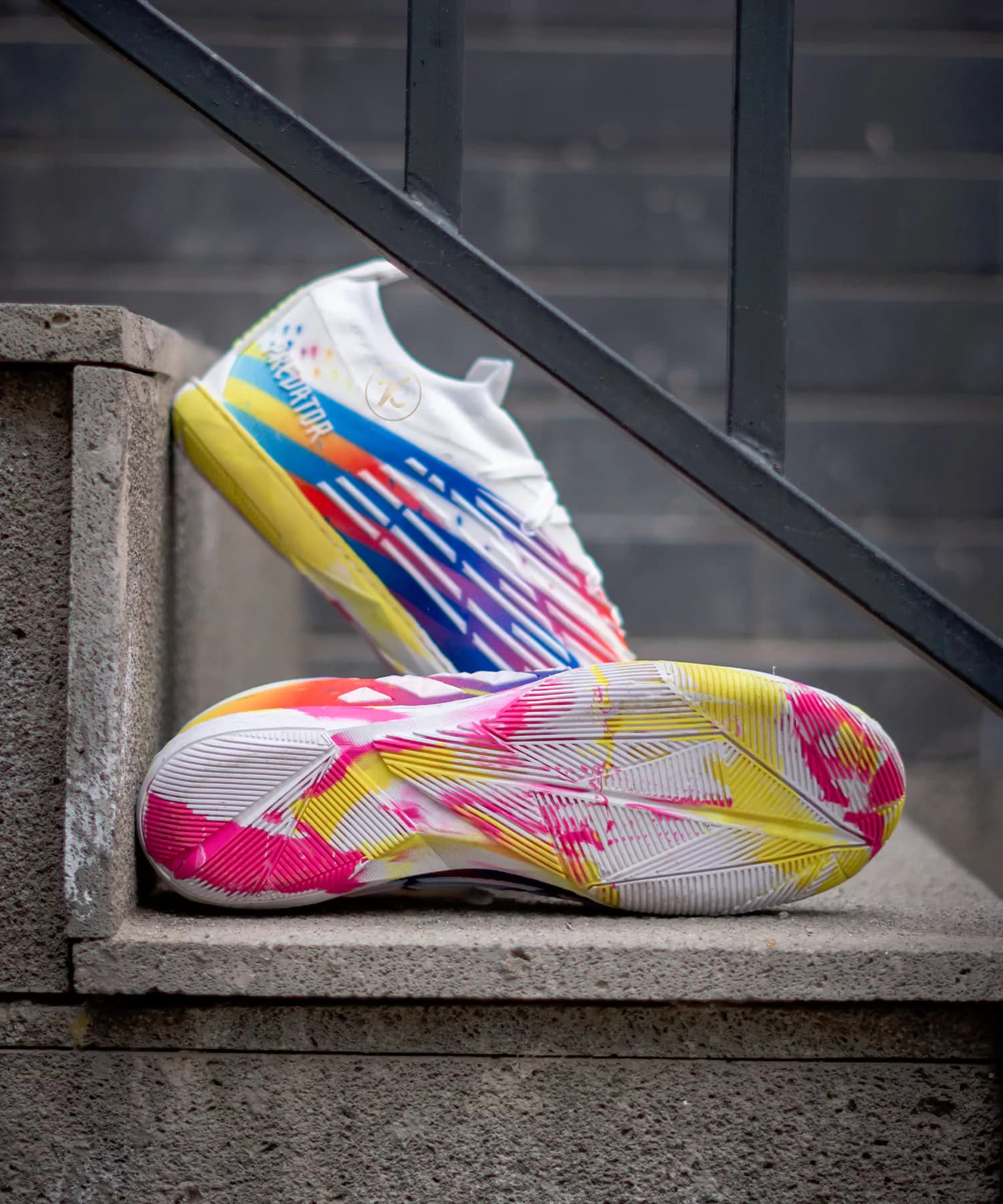 کفش سالنی آدیداس پردیتور 2023 سفید Adidas Predator 2023 — تصویر ۳