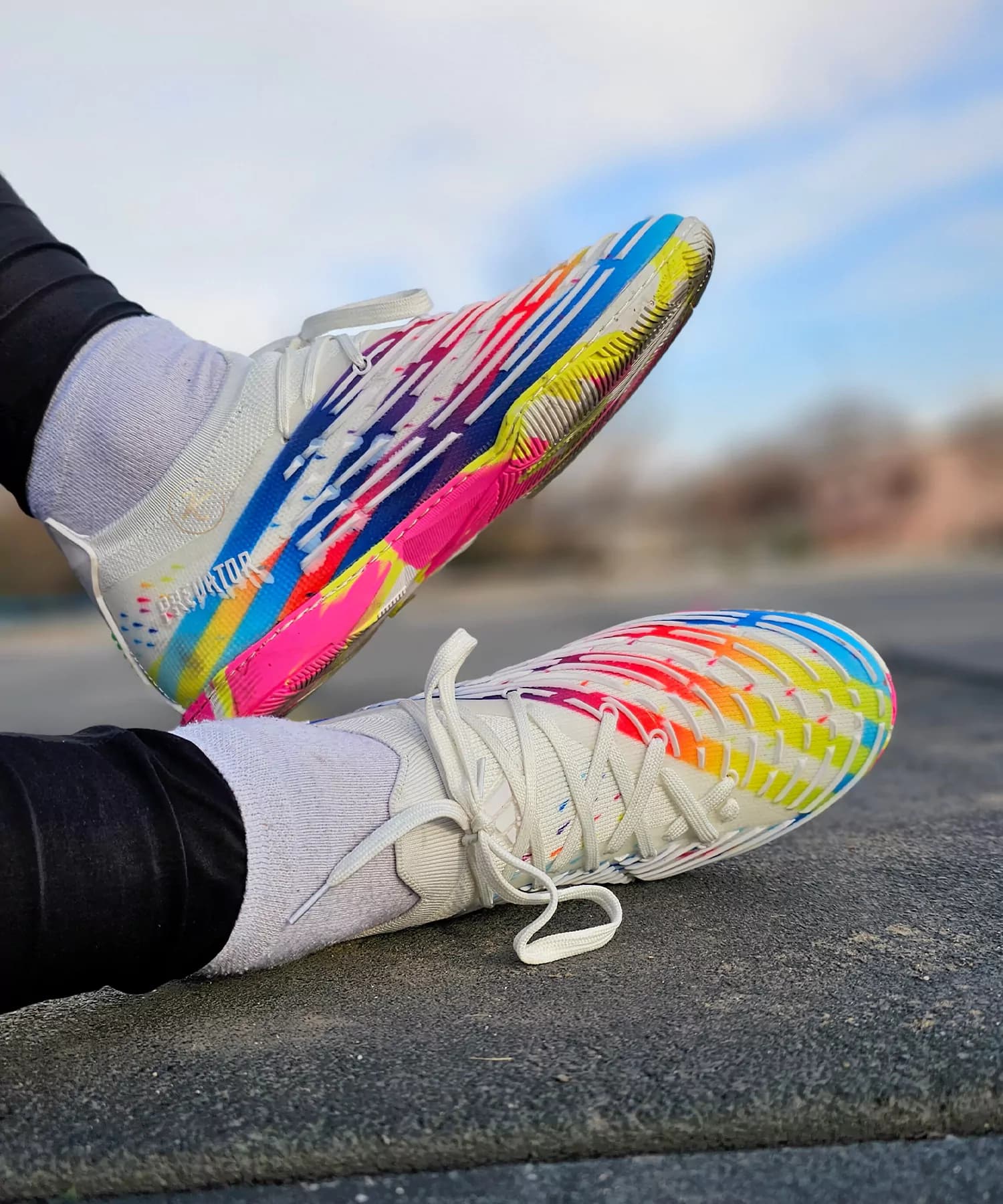 کفش سالنی آدیداس پردیتور 2023 سفید Adidas Predator 2023 — تصویر ۶
