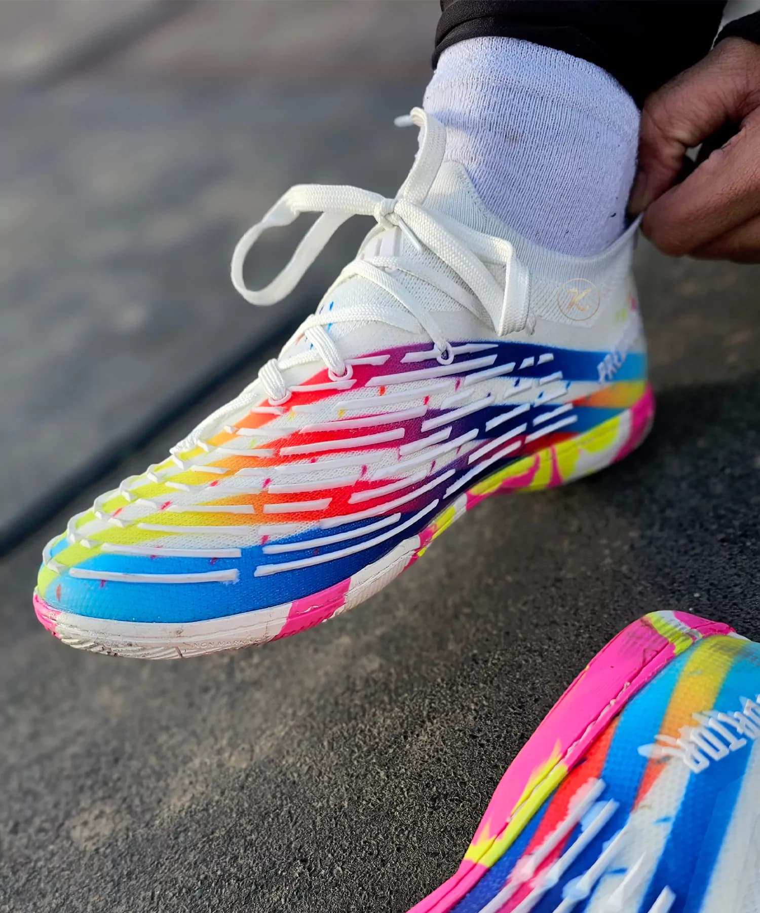 کفش سالنی آدیداس پردیتور 2023 سفید Adidas Predator 2023 — تصویر ۷