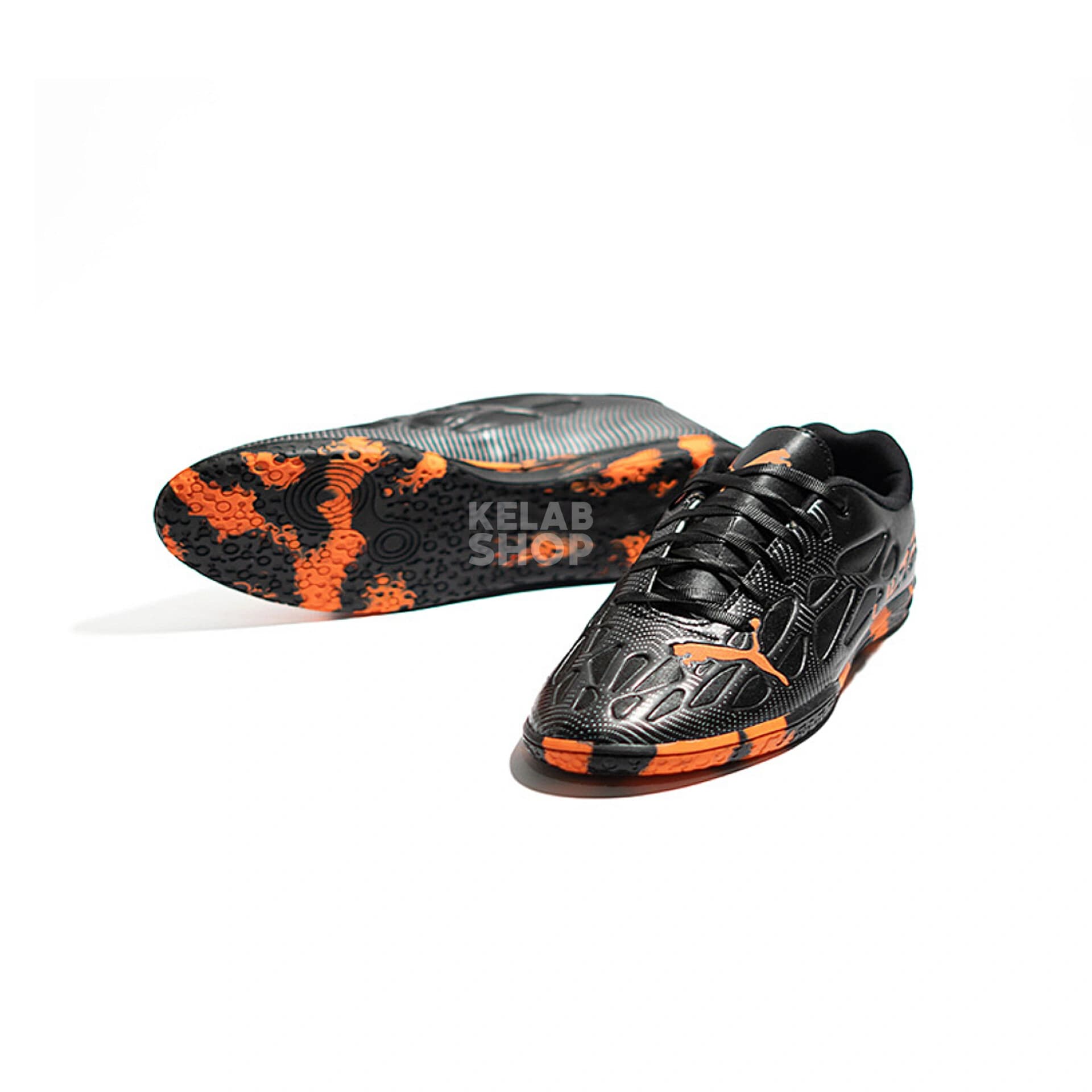 کفش سالنی پوما الترا مشکی نارنجی Puma Ultra