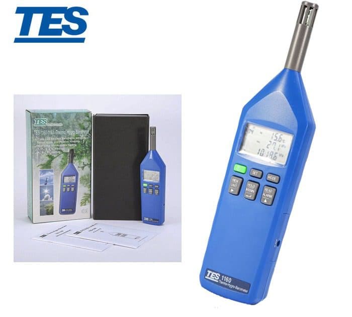 فشارسنج دیجیتال، دما و رطوبت سنج مدل TES-1160