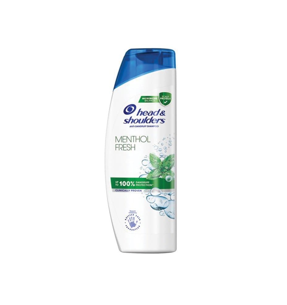 شامپو هد اند شولدرز Head & Shoulders ضد شوره و خنک کننده حاوی نعناع Menthol Refresh، حجم 400ML