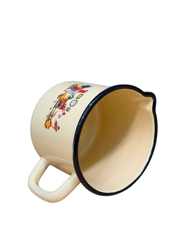 پارچ 1.4 لیتری لعابی روس خروس روزنامه 7696 — تصویر ۲