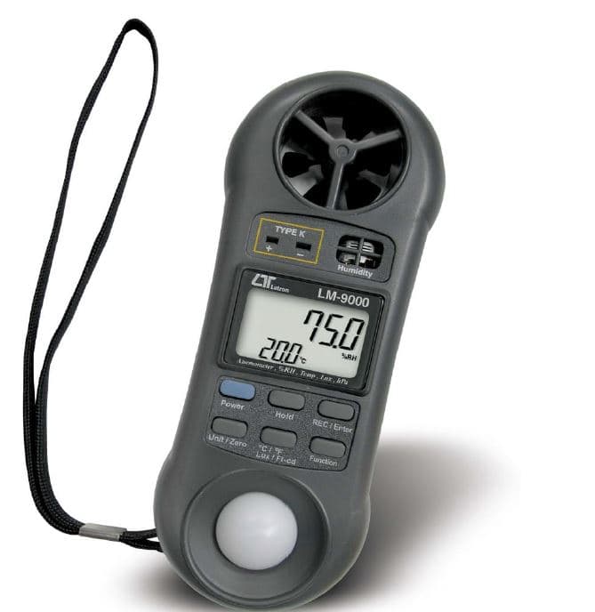 مولتی فانکشن 7 کاره LUTRON LM-9000 | بادسنج، رطوبت، نور و دما
