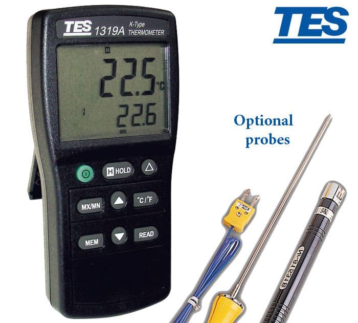 دماسنج تماسی, ترمومتر, TES-1319A