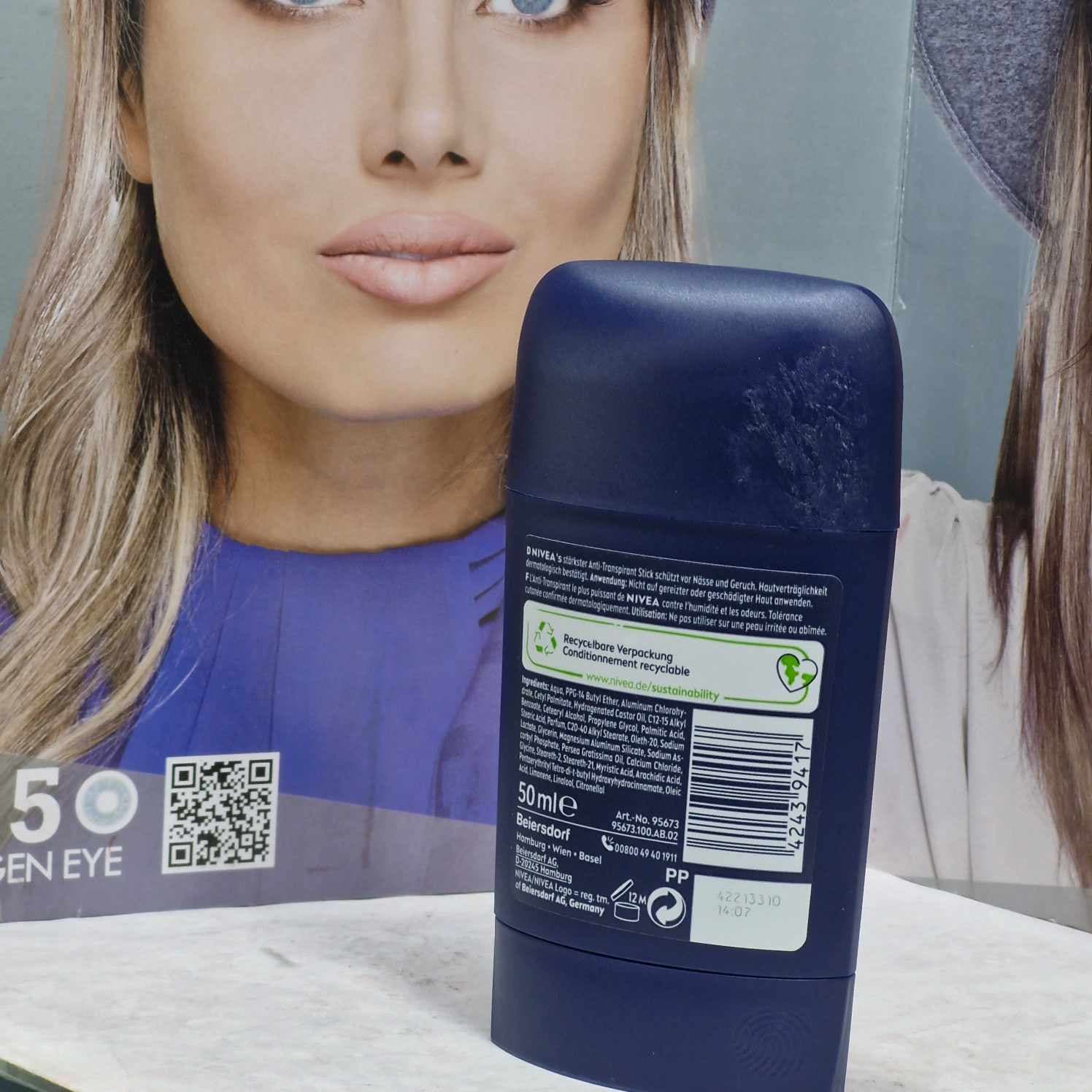 استیک ضد تعریق مردانه نیوا مدل DERMA DRY CONTROL حجم 50 — تصویر ۲
