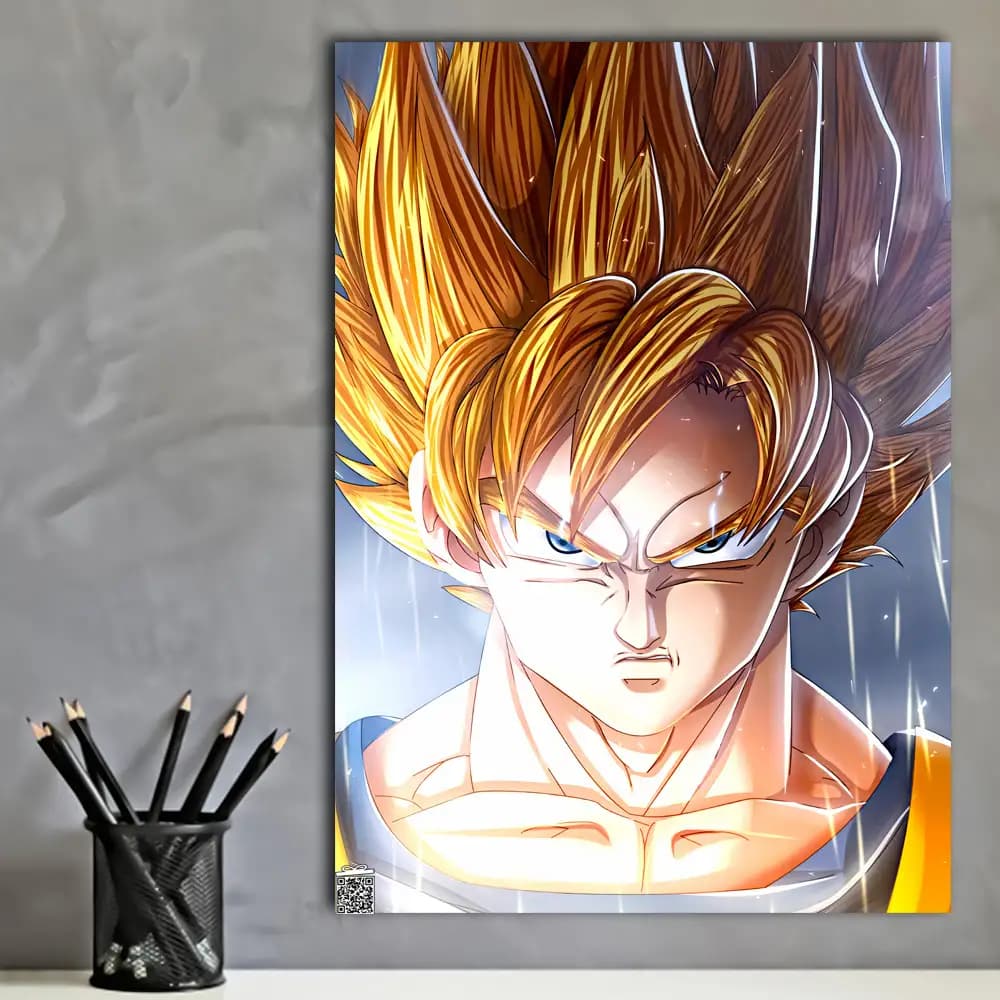 متال پوستر انیمه Goku کد A064 — تصویر ۲