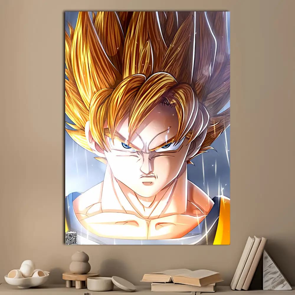 متال پوستر انیمه Goku کد A064 — تصویر ۳
