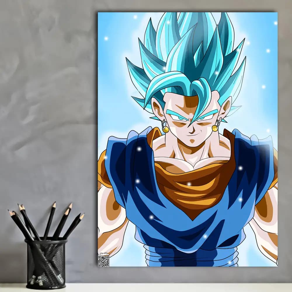 متال پوستر انیمه Goku کد A063 — تصویر ۲