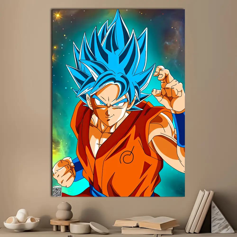 متال پوستر انیمه Goku کد A062 — تصویر ۳