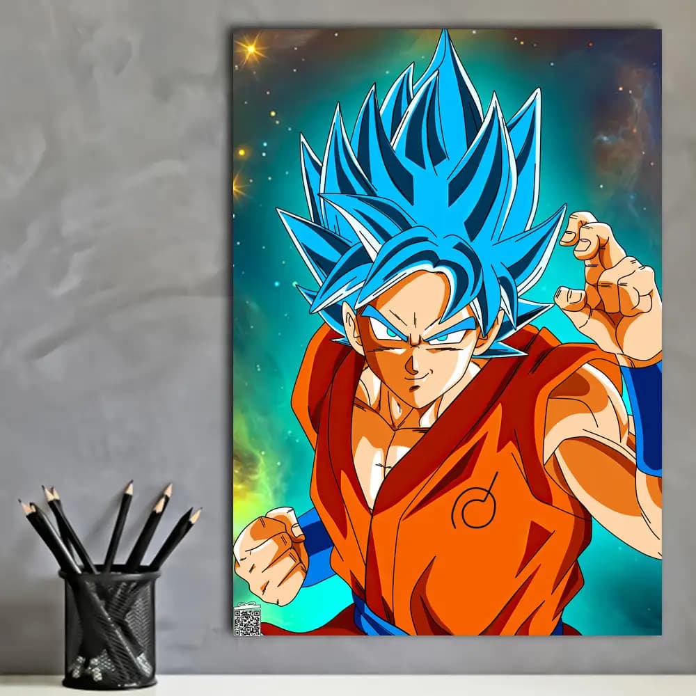 متال پوستر انیمه Goku کد A062 — تصویر ۲